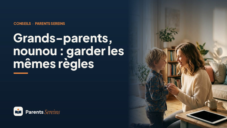 Grands-parents, nounou : garder les mêmes règles d'écrans